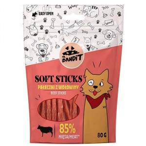 MR.BANDIT SOFT STICKS gardums suņiem Liellopu gaļas kociņi mīksti 80g