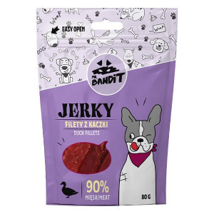 MR.BANDIT JERKY DUCK gardums suņiem Pīles filēja 80g