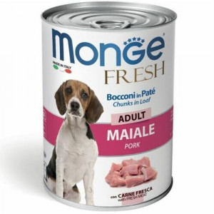 MONGE DOG FRESH CHUNKS suņu konservi Сūkgaļa 400g