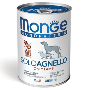 MONGE DOG MONOPROTEIN suņu konservi pastēte Liellops 400g