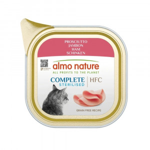 Almo Nature HFC Complete Sterilised Ham konservi kaķiem Šķiņķis 85g