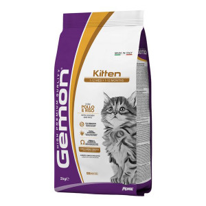 GEMON CAT KITTEN CHICKEN & RICE sausā barība kaķēniem Vista, rīsi 2kg