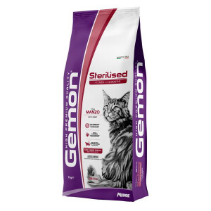 GEMON CAT STERILISED BEEF sausā barība kaķiem Liellops 7kg