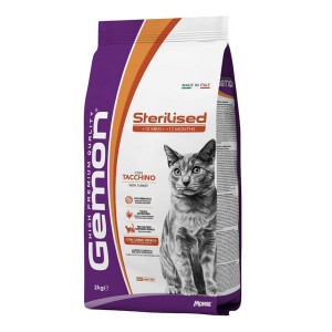 GEMON CAT STERILISED TURKEY sausā barība kaķiem Tītars 2kg