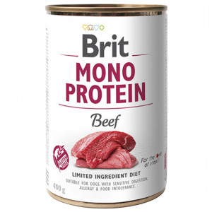 BRIT CARE MONO PROTEIN BEEF konservi suņiem Liellops 400g