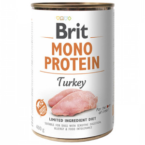 BRIT CARE MONO PROTEIN TURKEY konservi suņiem Tītars 400g