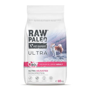 RAW PALEO ULTRA DOG M/L PORK sausā barība suņiem Cūkgaļa 10kg