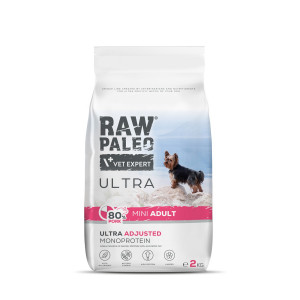 RAW PALEO ULTRA DOG MINI PORK sausā barība suņiem Cūkgaļa 2kg