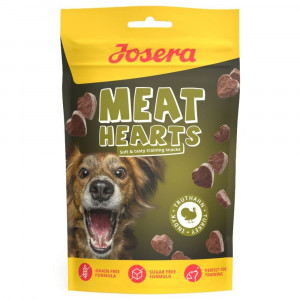 JOSERA MEAT HEARTS TURKEY mīksts gardums gabaliņos suņiem Tītars 70g