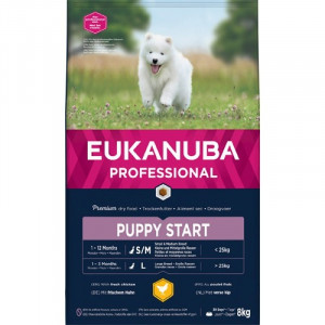 EUKANUBA DOG PUPPY ALL sausā barība kucēniem Vista 8kg