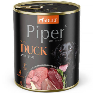 PIPER DUCK konservi suņiem Pīles gaļa, bumbieri 800g