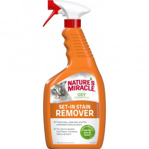 NATURE`S MIRACLE OXY CAT kaķu smaku un traipu tīrītājs 709ml