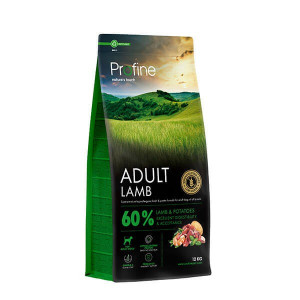 PROFINE DOG ADULT LAMB sausā barība suņiem Jērs 12kg