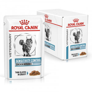 ROYAL CANIN VHN CAT SENSITIVITY CONTROL GRAVY konservi kaķiem Vista mērcē 12x85g