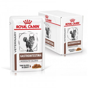 ROYAL CANIN VHN CAT GASTROINTESTINAL MODERATE CALORIE konservi kaķiem 12x85g