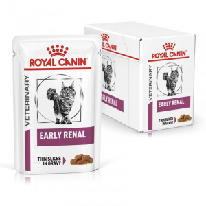 ROYAL CANIN VHN CAT EARLY RENAL GRAVY konservi kaķiem mērcē 12x85g