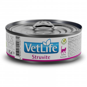 VET LIFE CAT STRUVITE konservi kaķiem Urīnceļi 85g