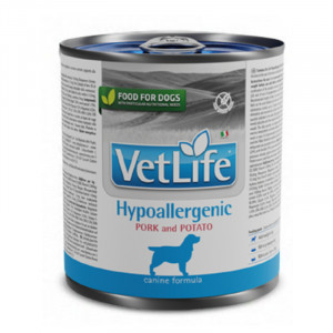 VET LIFE DOG HYPOALLERGENIC PORK konservi suņiem Cūkgaļa 300g