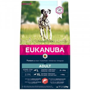 EUKANUBA DOG LARGE SALMON sausā barība suņiem Lasis 2.5kg