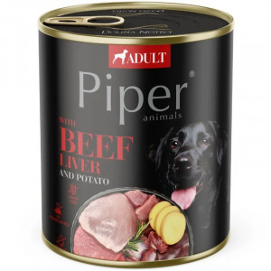 Piper Beef Liver Potatoes konservi suņiem Liellopa aknas, kartupeļi  800g