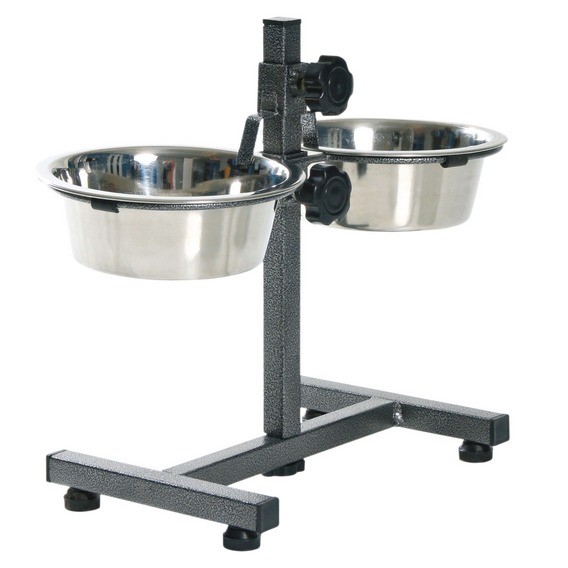 Trixie statīvs ar bļodām Dog Bar 4.5L 28cm h60cm