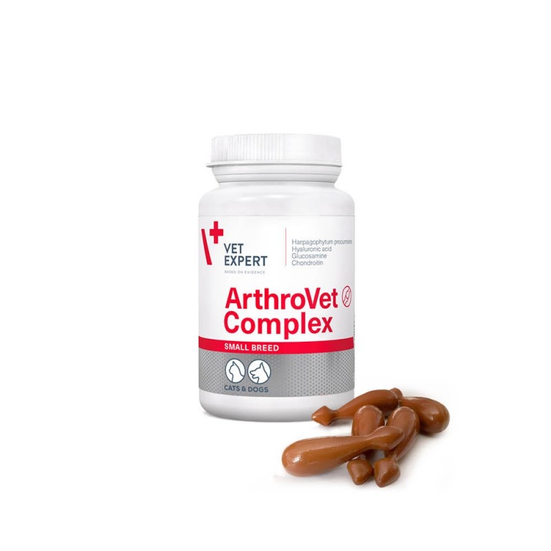 VetExpert ArthroVet Complex Small kapsulas locītavām suņiem un kaķiem N60