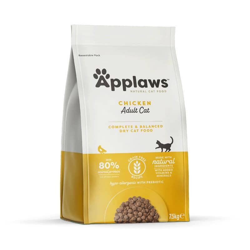 Applaws Chicken bezgraudu kaķu barība ar vistu 7.5 kg
