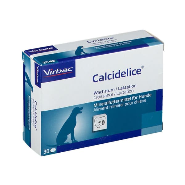 Virbac Calcidelice tabletes kauliem suņiem un kaķiem N30