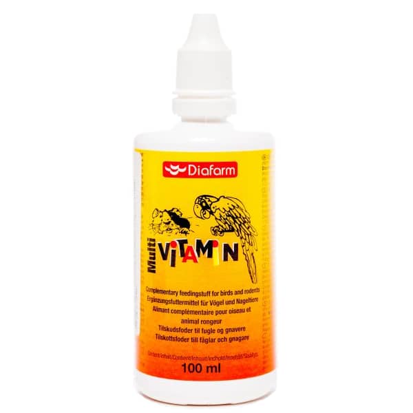 DIAFARM MULTIVIT Vitamīni putniem un grauzējiem 100ml