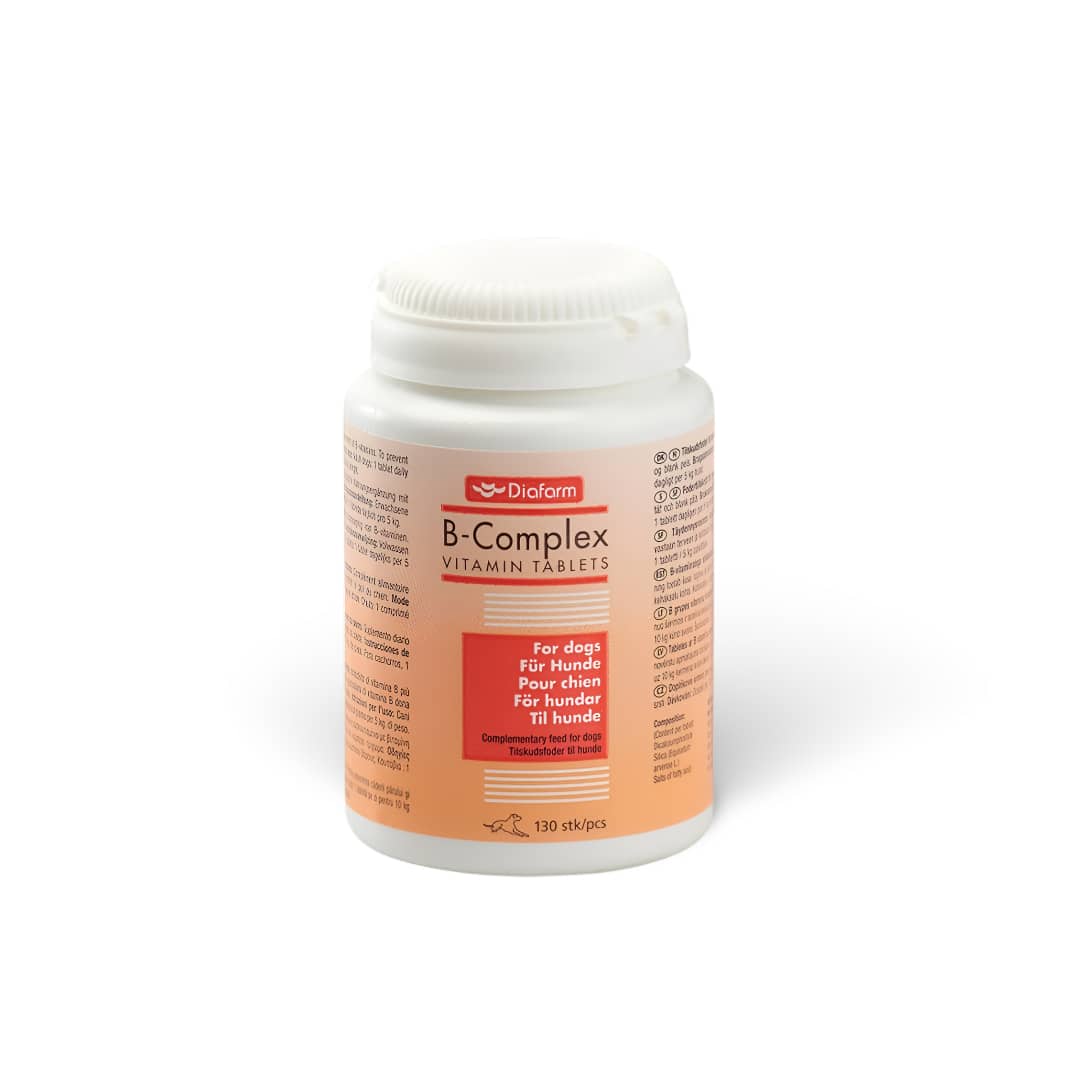 Diafarm B-Complex B grupas vitamīni tabletes ādai un apmatojumam suņiem N130