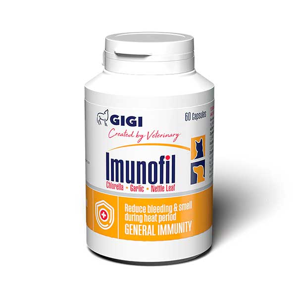 GIGI Imunofil kapsulas meklēšanās laikā kucēm un kaķenēm N60