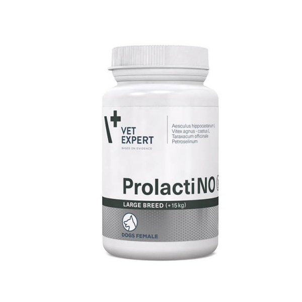 VetExpert Prolactino Large Breed tabletes viltus grūsnībai kucēm virs 15 kg 1010mg N40