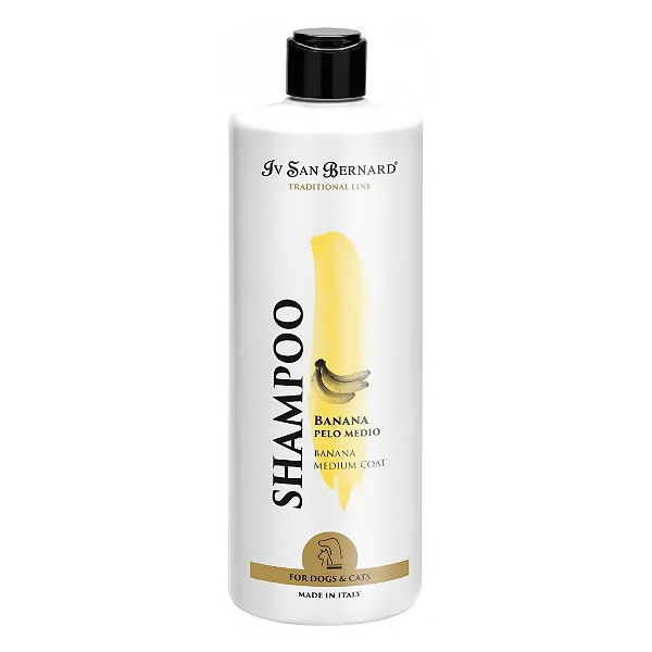 IV SAN BERNARD BANANA šampūns suņiem, kaķiem mīkstinošs 500ml