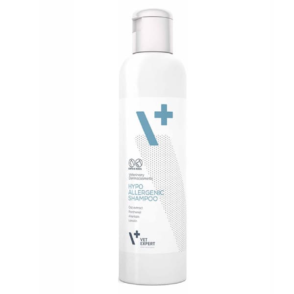 VetExpert Hypoallergenic šampūns suņiem un kaķiem jutīgai ādai 250 ml