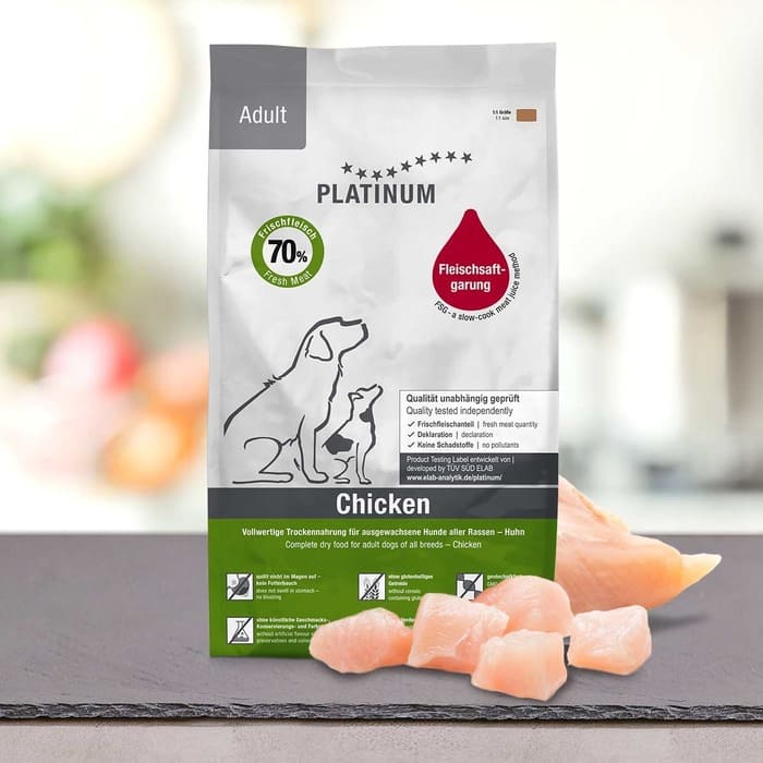Platinum Chicken suņu barība ar svaigu vistu 10 kg