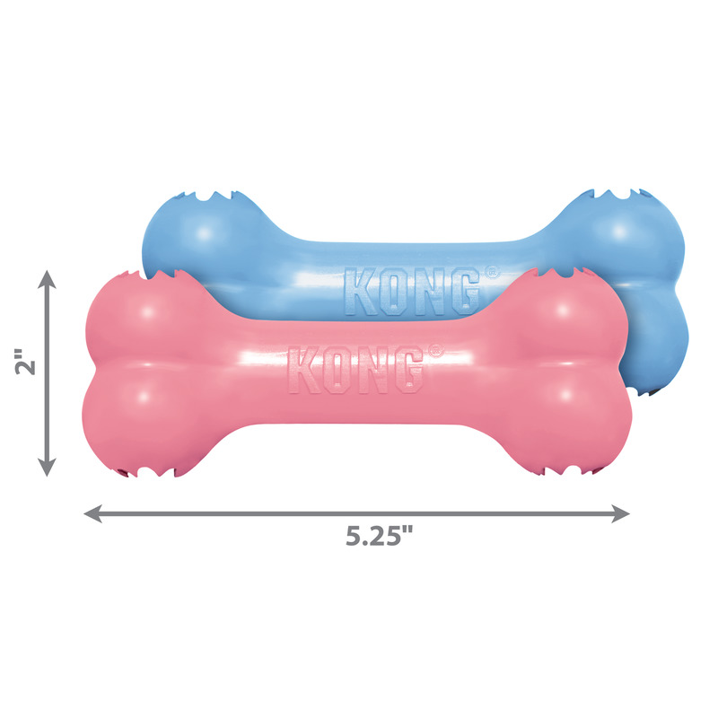 KONG PUPPY GOODIE BONE rotaļlieta suņiem S 13cm