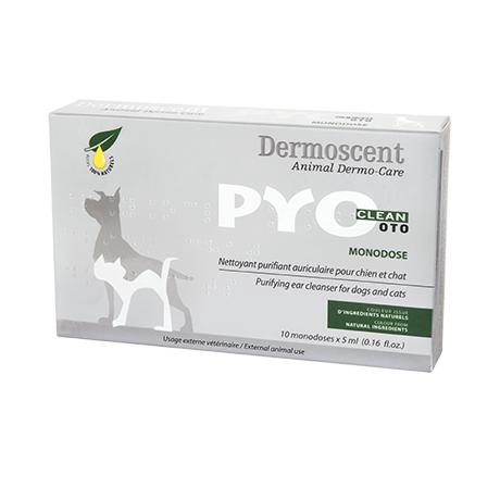 Dermoscent PYOclean OTO ausu tīrīšanas līdzeklis suņiem un kaķiem 5 ml N10