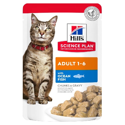 HILL'S SP CAT OCEAN FISH konservi kaķiem Zivis 85g
