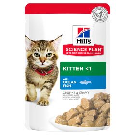 HILL`S SP CAT KITTEN OCEAN FISH konservi kaķēniem Zivis 85g
