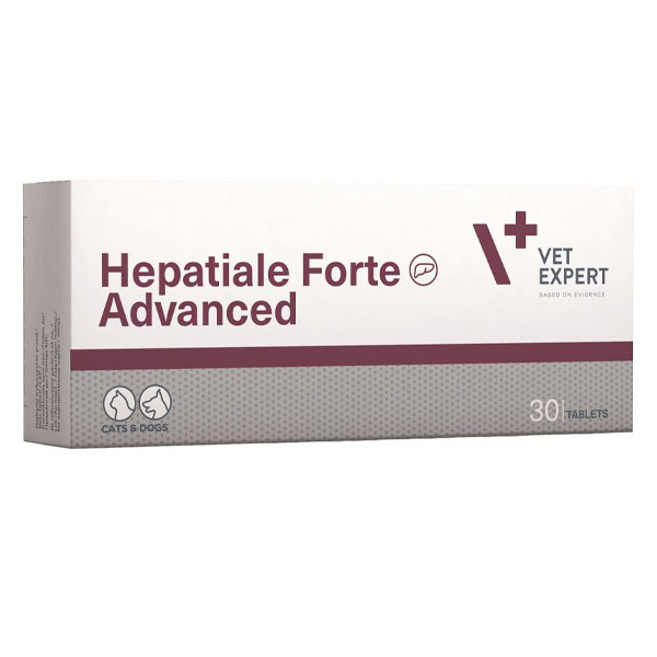 VetExpert Hepatiale Advanced tabletes aknu veselībai suņiem un kaķiem N30