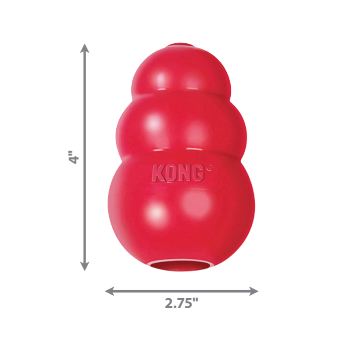 KONG CLASSIC RED rotaļlieta suņiem L 10cm