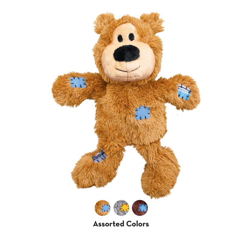 KONG Wild Knots Bear Assorted rotaļlieta suņiem S/M 12cm