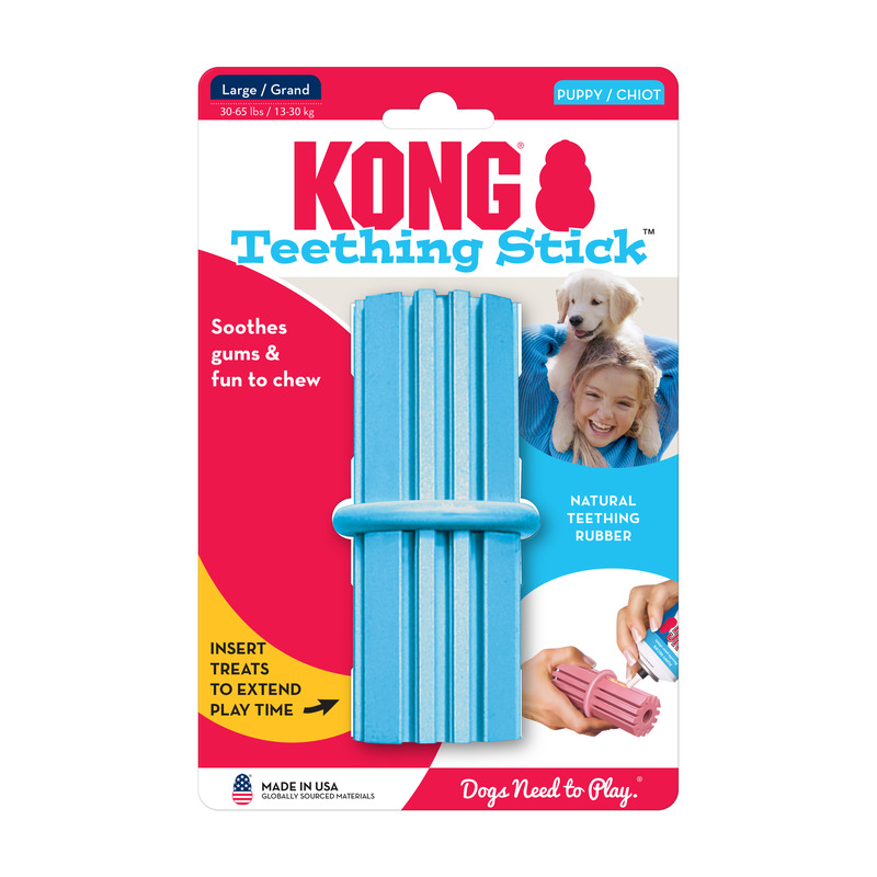 KONG PUPPY TEETHING STICK rotaļlieta kucēniem L 12cm