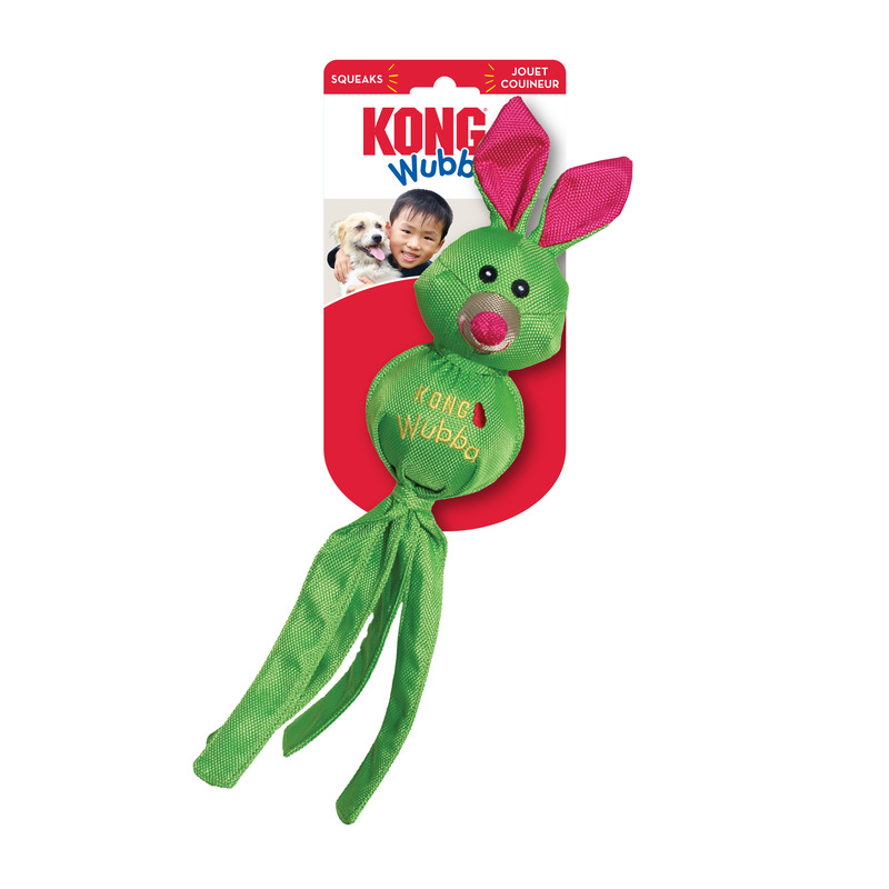 KONG Wubba Friends Ballistic rotaļlieta suņiem, kaķiem L 35cm