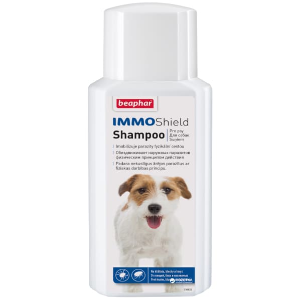 Beaphar Immo Shield šampūns pret blusām un ērcēm suņiem 200 ml