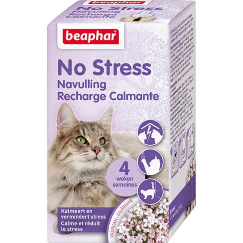 Beaphar No Stress difuzora šķidrums pret stresu kaķiem 30 ml – maiņas flakons
