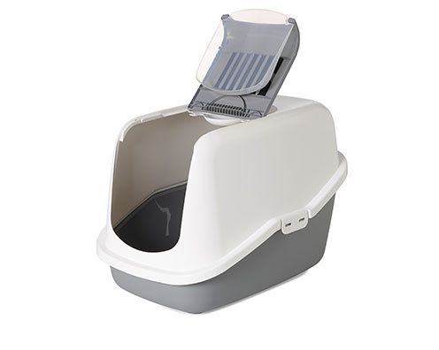 Savic Nestor slēgta kaķu tualete ar filtru Grey 56x39x38 cm