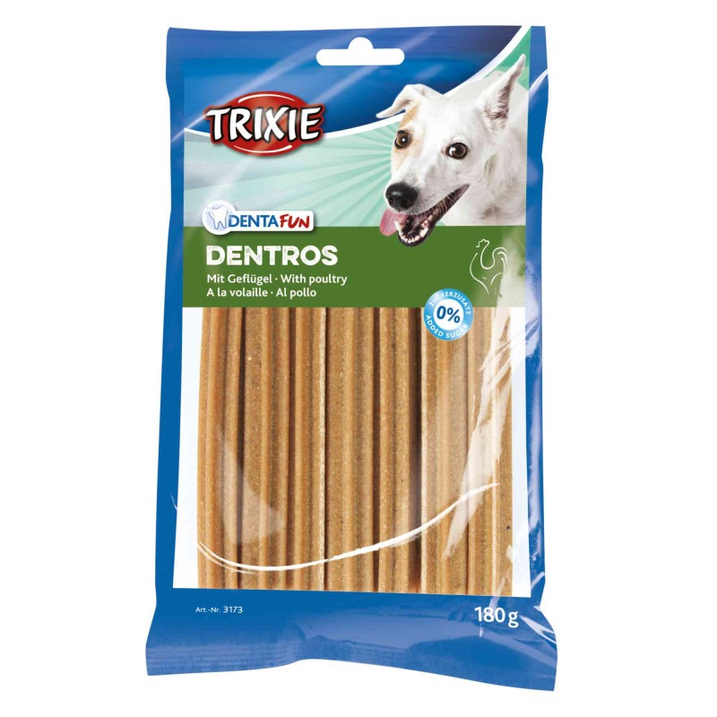 TRIXIE DENTROS gardums suņiem veseliem zobiem ar mājputnu gaļu 180g