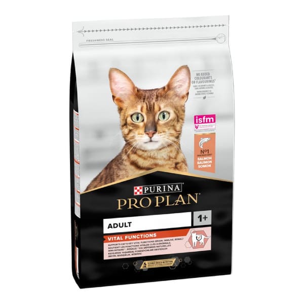 Pro Plan Vital Functions Salmon kaķu barība ar lasi 10 kg