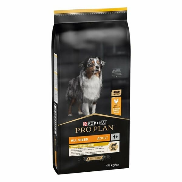 Pro Plan All Size Light Sterilised suņu barība sterilizētiem suņiem ar vistu 14 kg